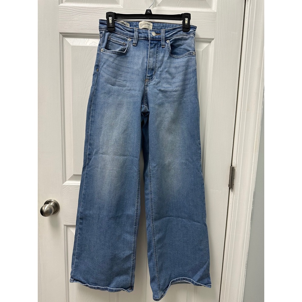 Universal Thread Goods Co High Rise Everyday Wide Leg Jeans Med Wash 8R